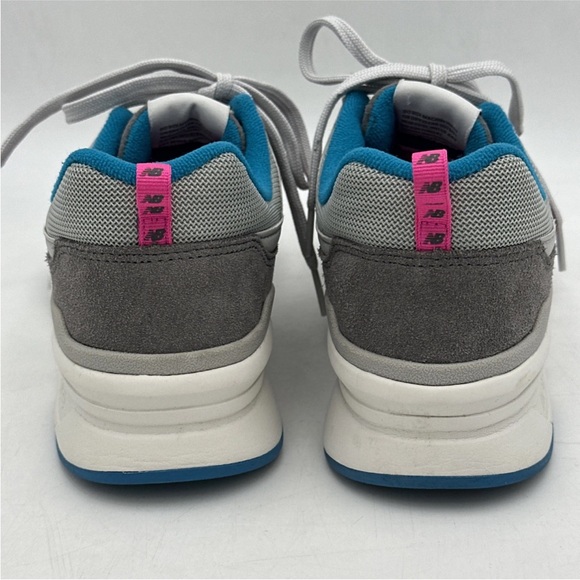 New Balance 997H Castlerock Gray Blue Pink Running Sneakers Mens Size 11.5 D